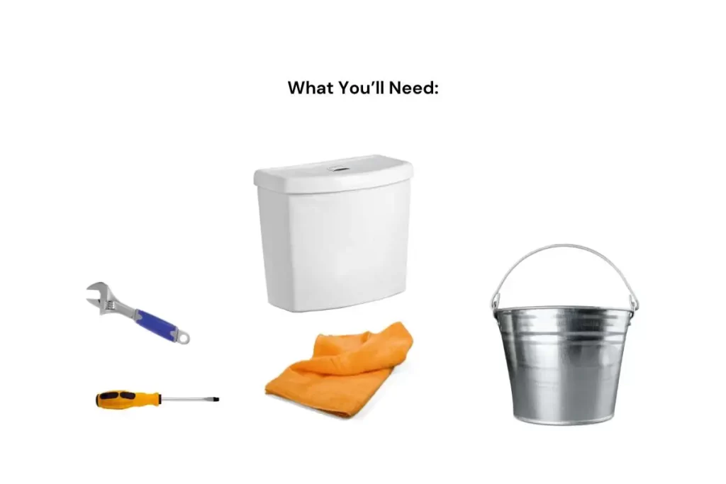 tools needed for replacing toilet cistern