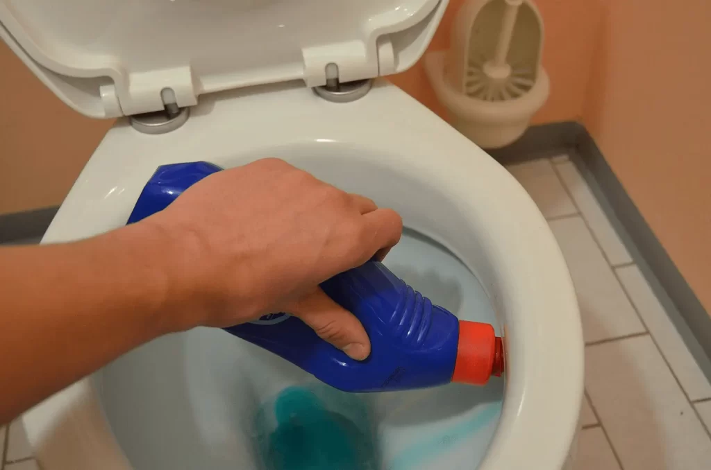 removing toilet bowl stains