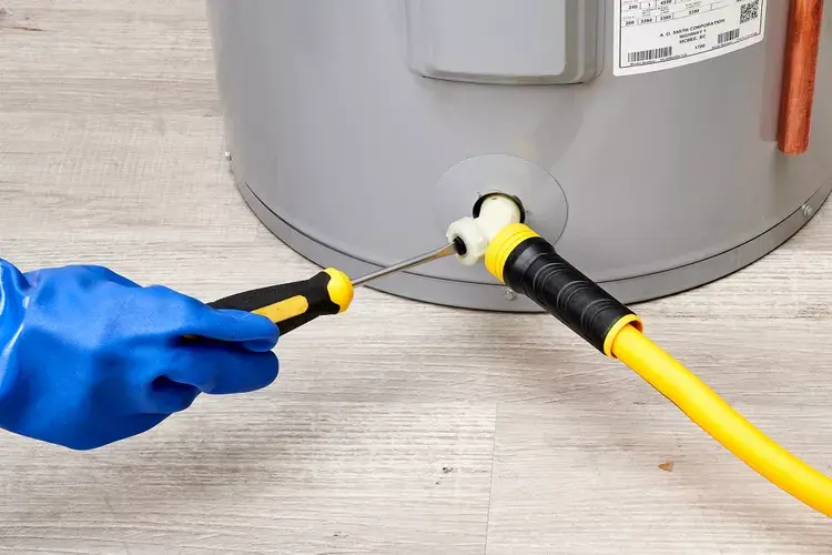 fixing a water heater drain valve