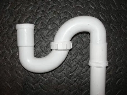 image of s trap toilet